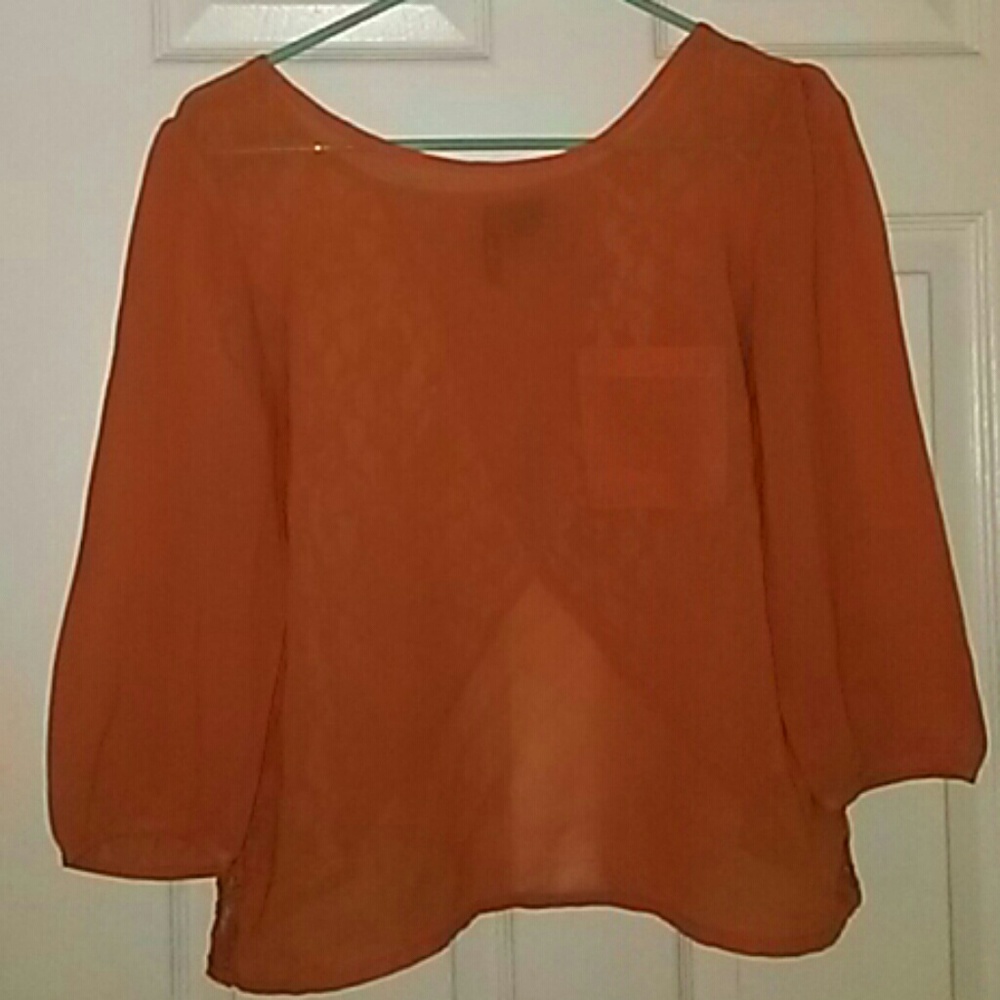 Orange top